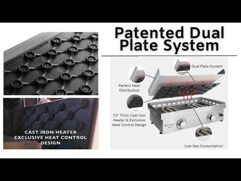 The Grand Texan Freestanding Natural Gas Griddle GFE160CK