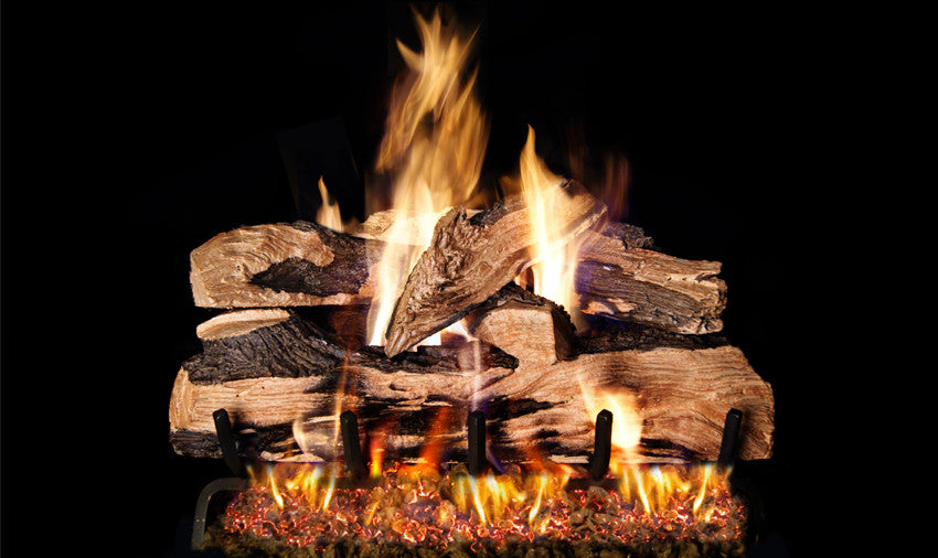 Split Oak Designer Plus By Peterson Real Fyre Gas Log Set Vented