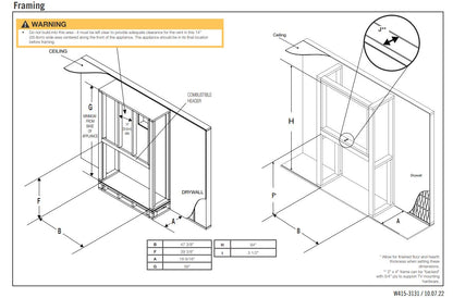 Framing Dimensions for Ascent Linear 46