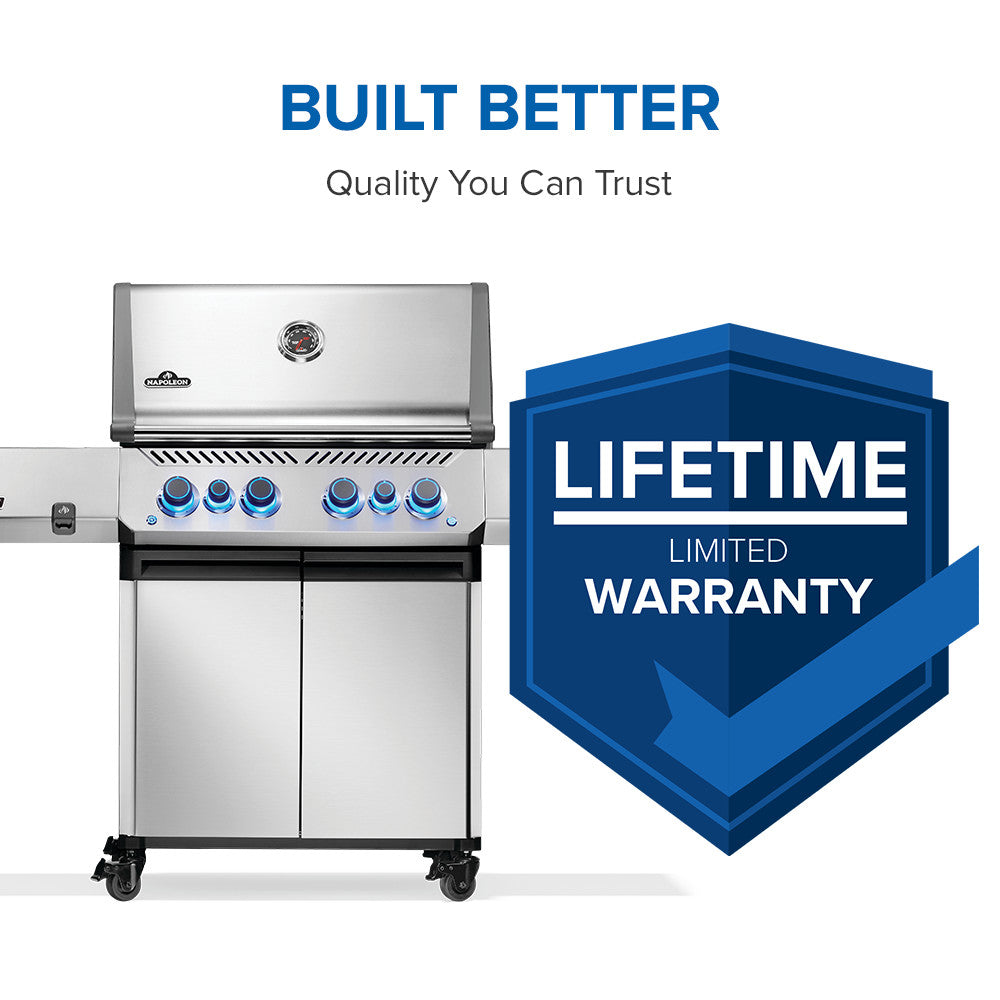 Napoleon Prestige P500VRSIBN Stainless Natural Gas Grill
