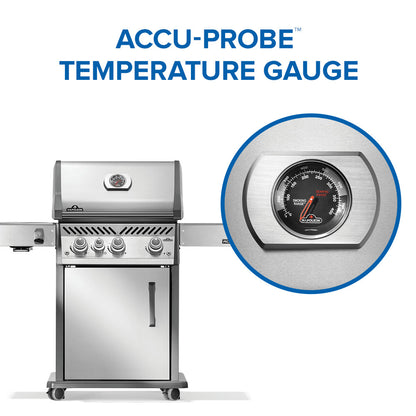 Rogue® PRO 425 SIB With Infrared Side Burner Propane Gas Grill