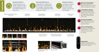 Dimplex Ignite® XL 100" Linear Electric Fireplace