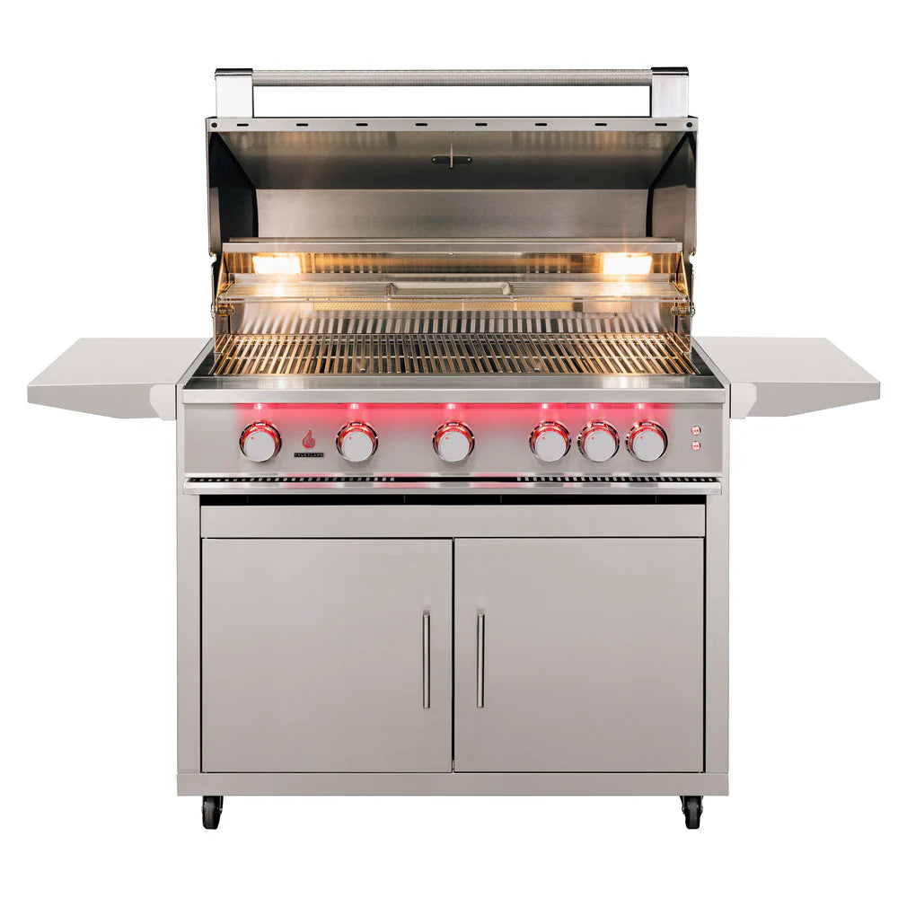 True Flame 40" Freestanding Grill on Cart