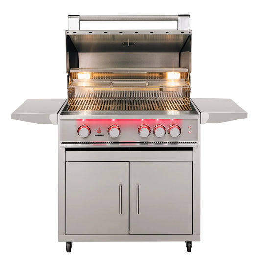 True Flame 32" Freestanding Grill with Cart