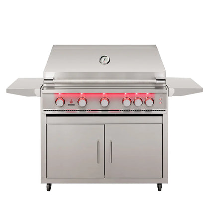 True Flame 40" Freestanding Grill on Cart