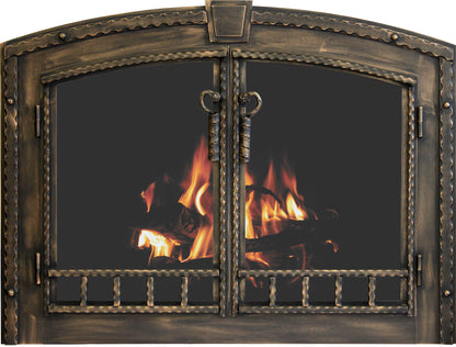 Black Smith Fireplace Door By Stoll