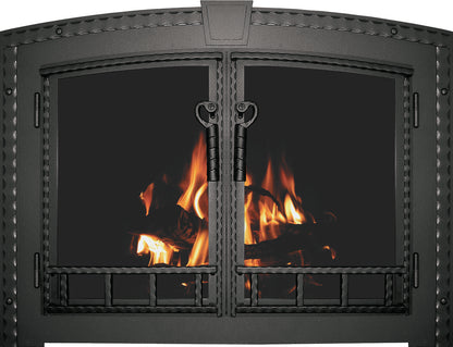 Black Smith Fireplace Door By Stoll