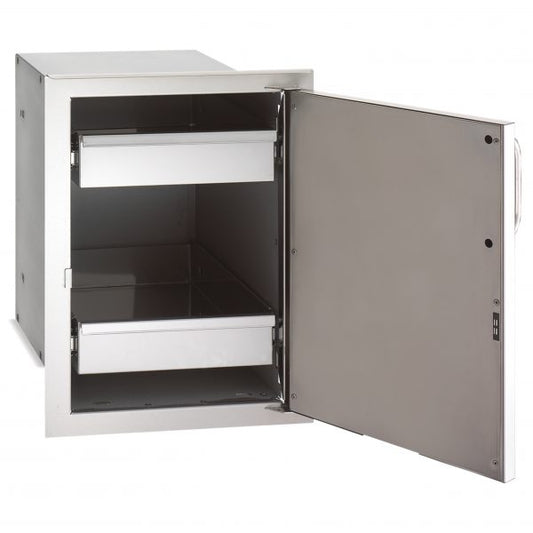 Fire Magic Premium Single Door with Dual Drawers