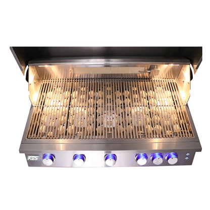 RCS 40" Premier Built In Natural Gas Grill With Lights