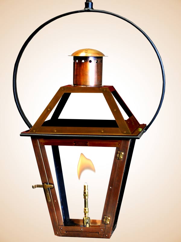 Flambeaux Bourbon St Hanging Yoke Lamp