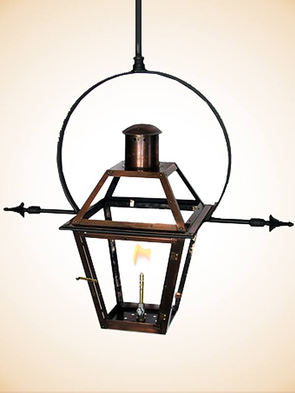 Flambeaux Bourbon St Yoke With Ladder Racks Hanging Lamp